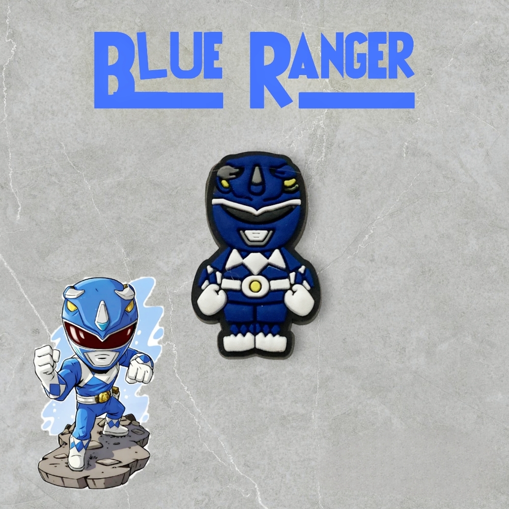 BOGO!! BUNDLE For Discount!!!  Mighty Morphin Blue Power Ranger Croc Charm
